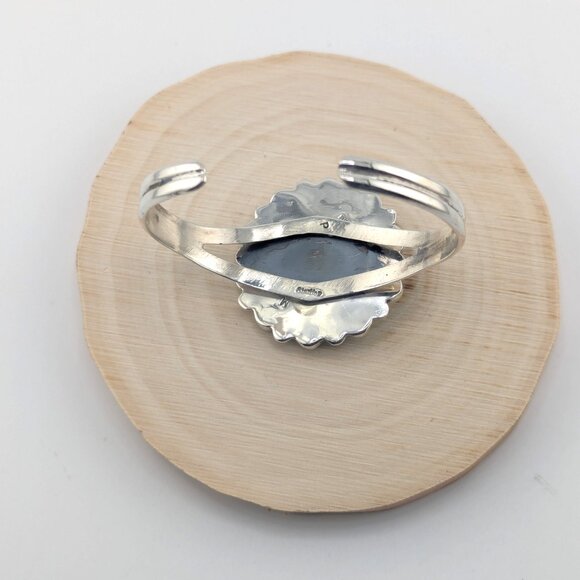 Genuine Navajo Cuff Bracelet Turquoise Handmade Native American Jewelry sz 6.75* - Picture 10 of 11